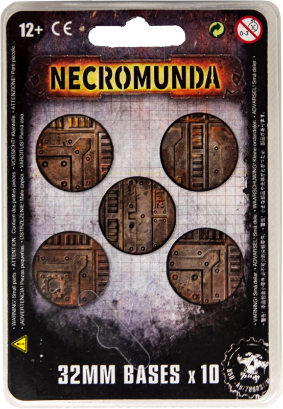NECROMUNDA 32MM BASES (X10)